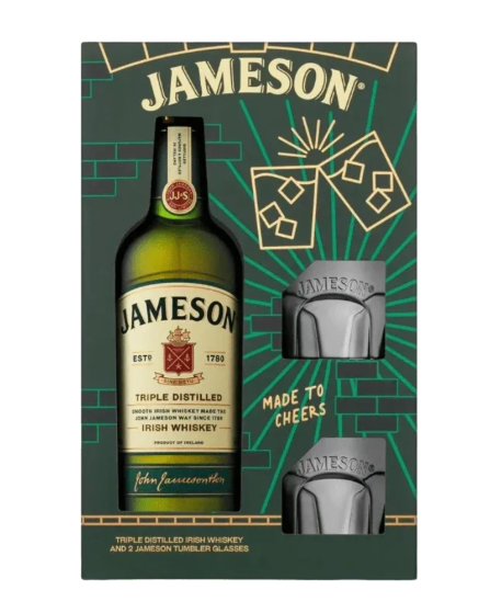 John Jameson With 2 Glass VAP F23