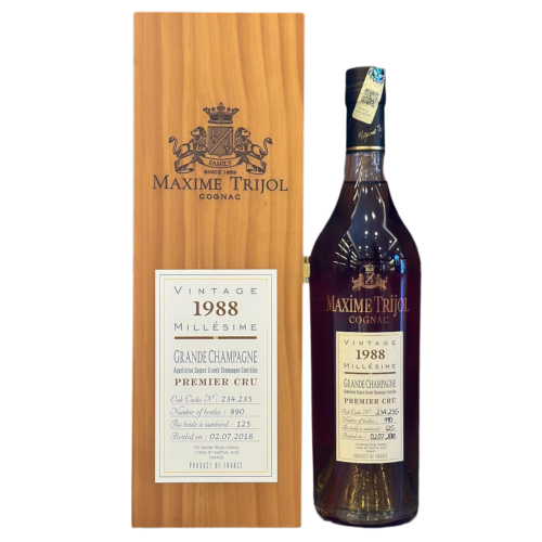Maxime Trijol Cognac Grande Champagne 1988 40%