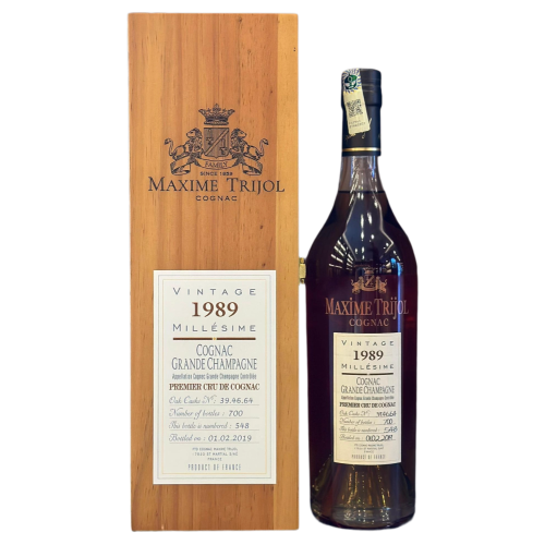 Maxime Trijol Cognac Grande Champagne 1989 40%